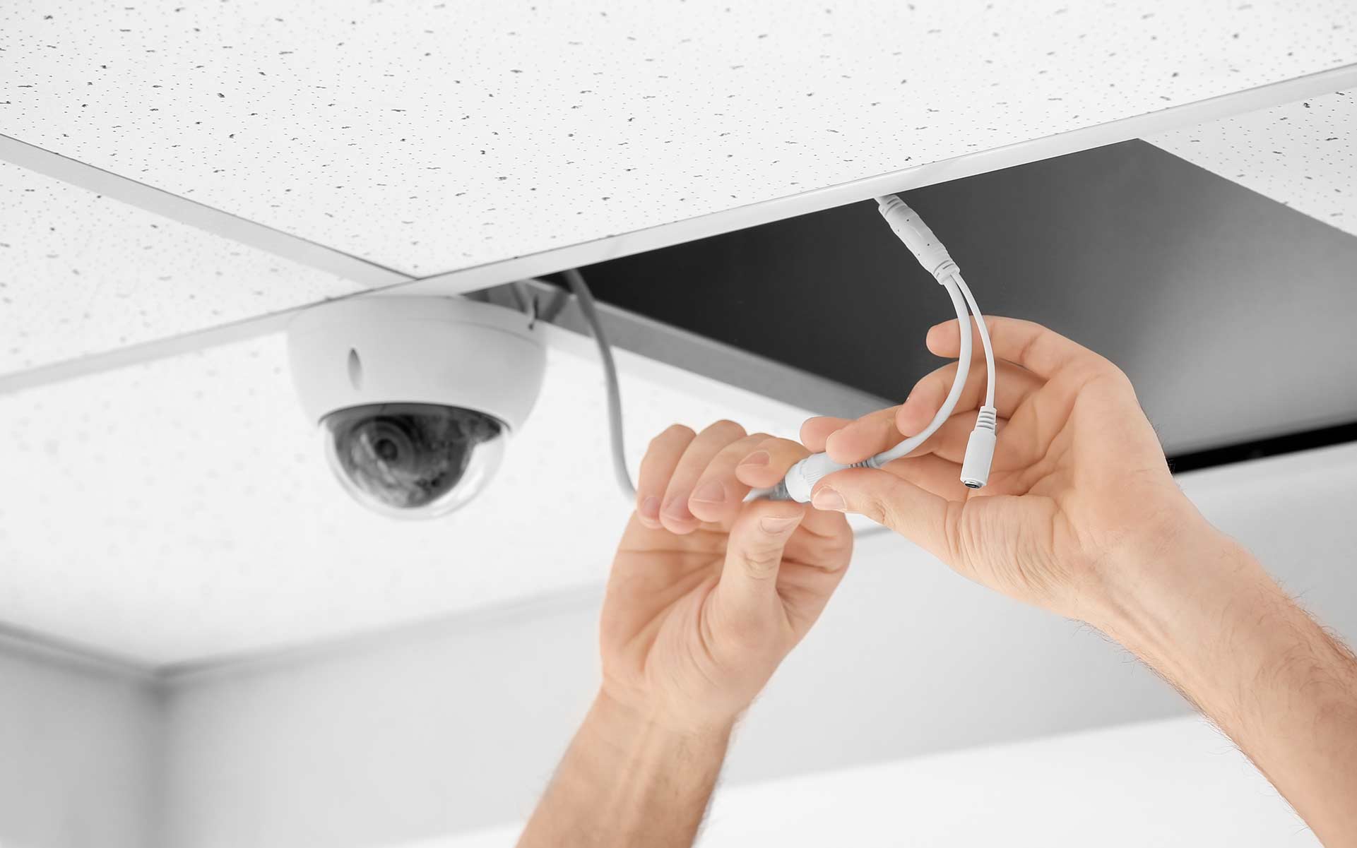 A2B Electrical's electricians can wire up CCTV cameras for properties in Harold Hill and the local area. 
